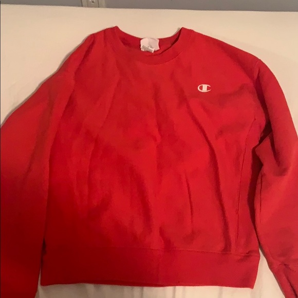 Red champion crew neck - Picture 1 of 3